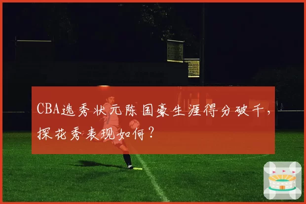 CBA选秀状元陈国豪生涯得分破千，探花秀表现如何？
